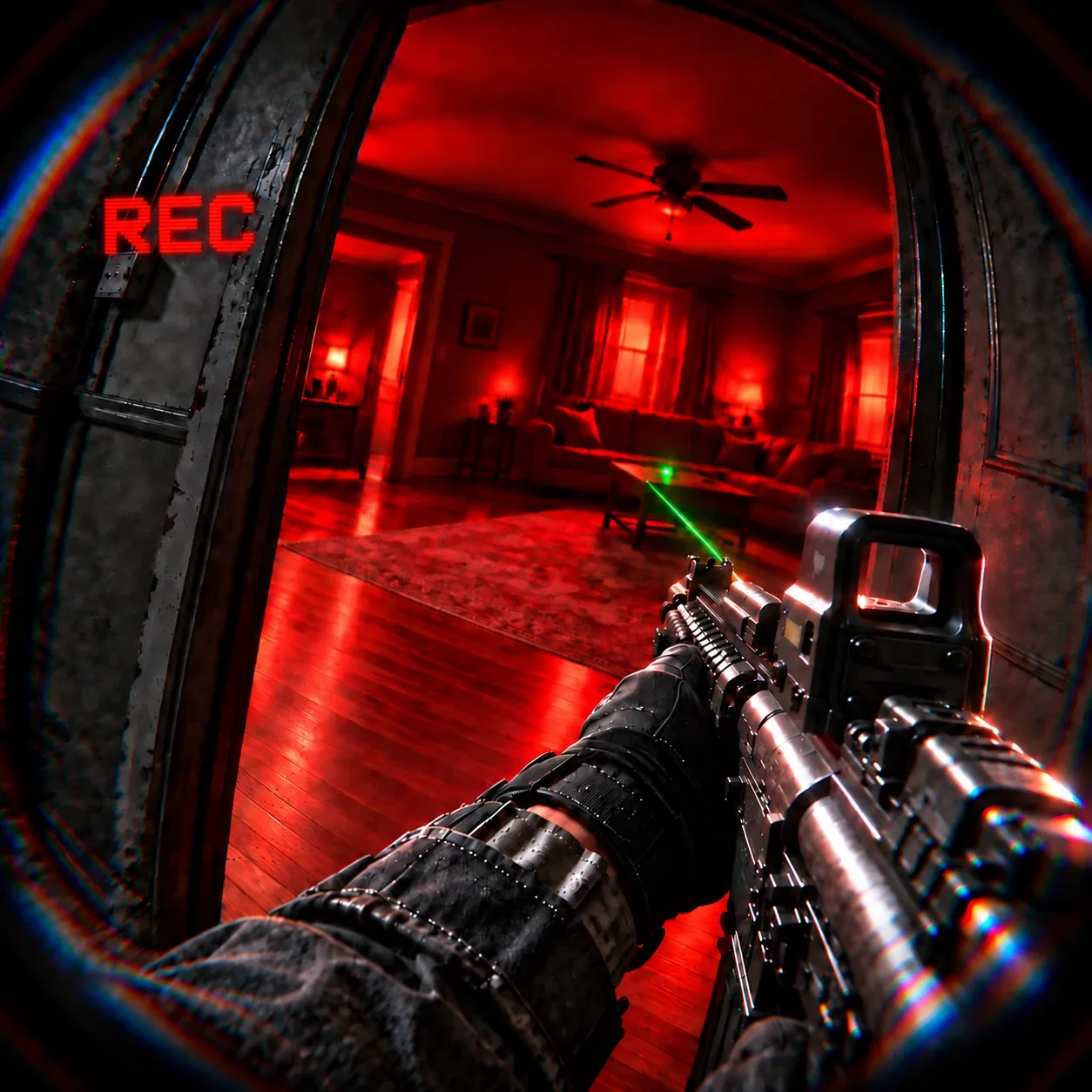 SWAT Ops: Body Camera gameplay — first-person view through a body camera